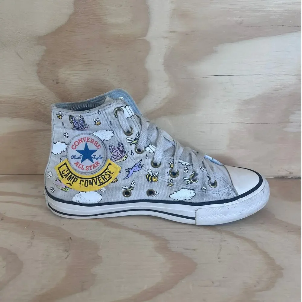 Converse All Star - CT Hi Summer Camp - Sneakers - Blue - Big Kids - 4 - 667897C